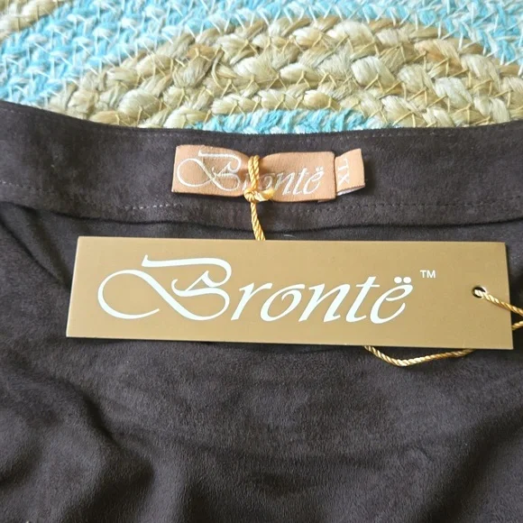 Pit to pit 19 hi low western dress with fringe xl - Picture 4 of 4